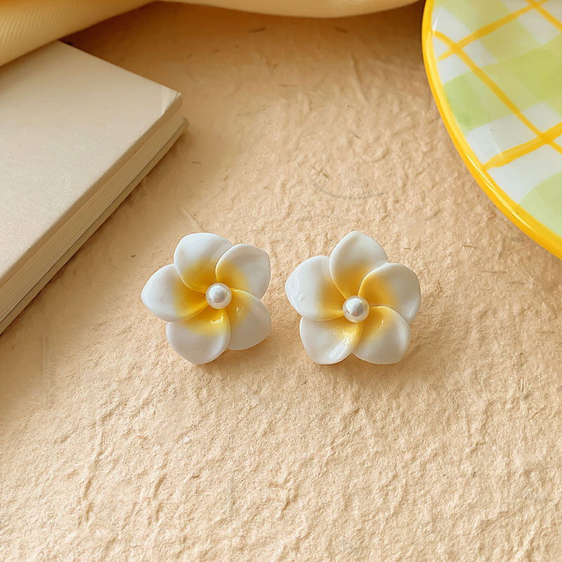 Women's Summer Yellow For Niche Design High-grade Earrings