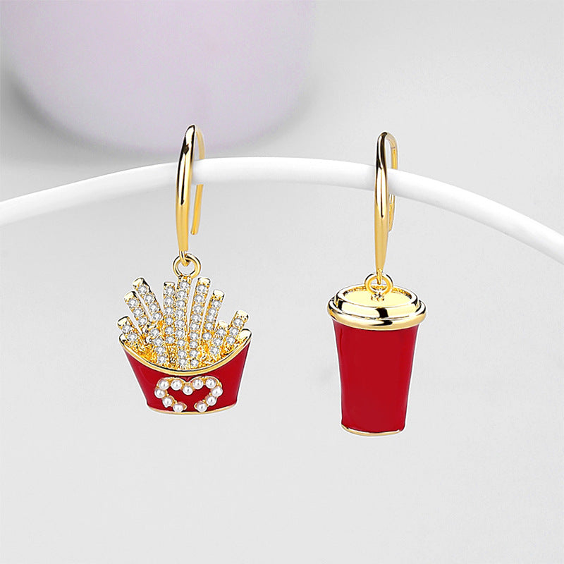 New Chinese Style Fashionable Elegant Album Earrings