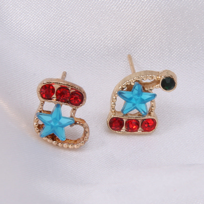 Christmas Series Fashion Delicate Diamond Tree Earrings