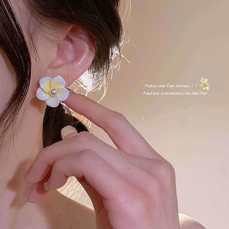 Women's Summer Yellow For Niche Design High-grade Earrings