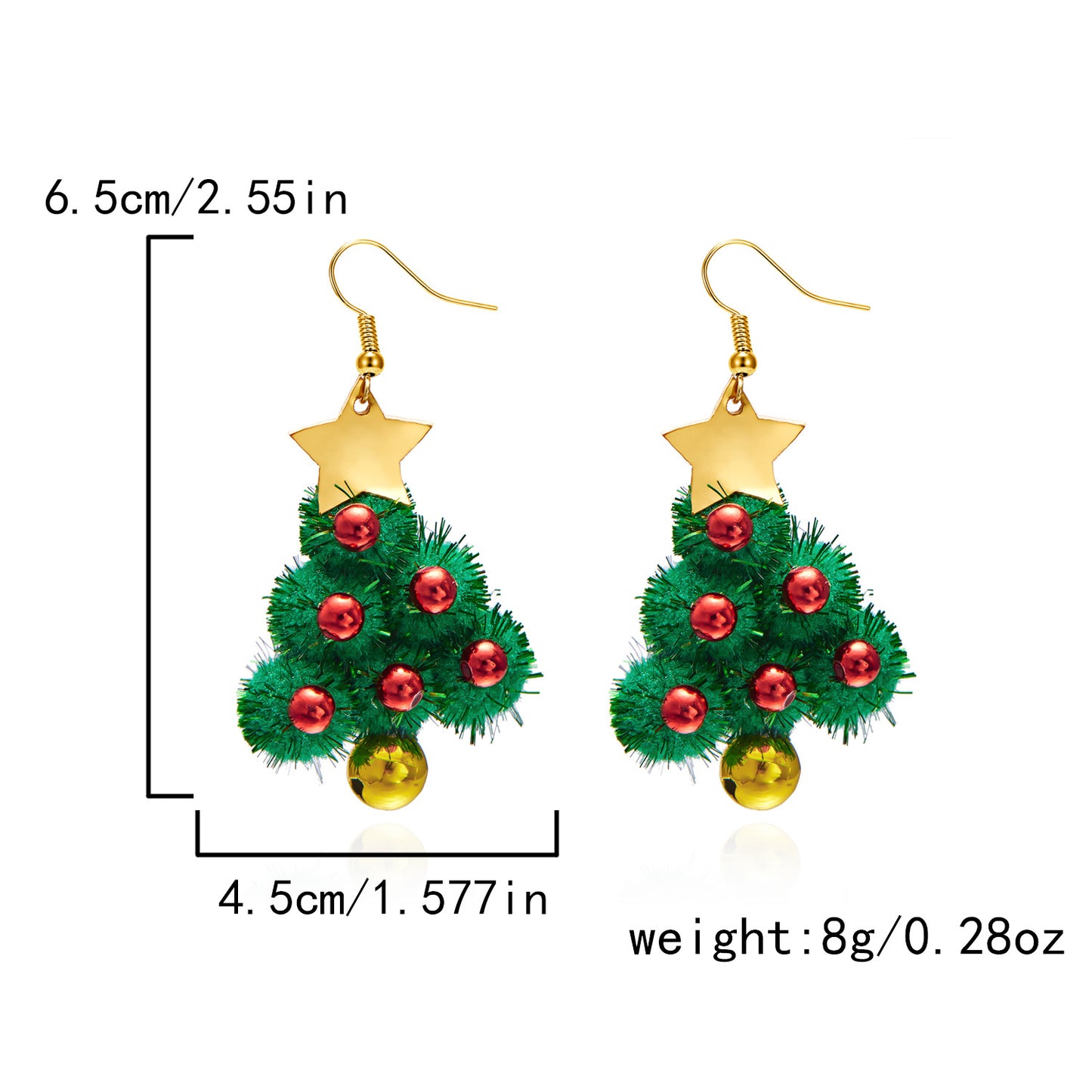 Christmas High-grade Tree Bow Garland Bell Rings