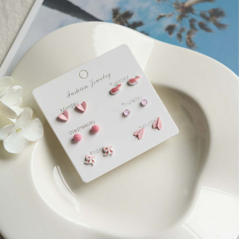 Sense Summer Does Not Fade Macaron Earrings