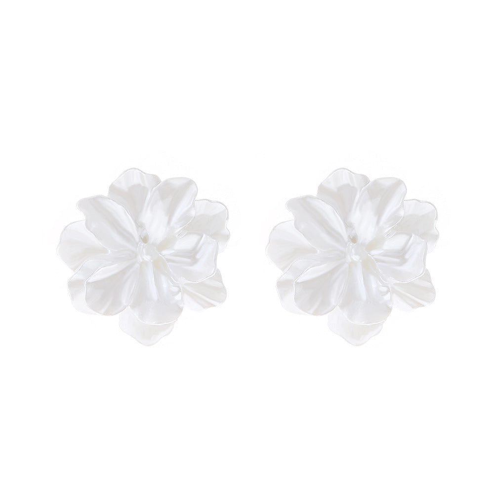 Early Spring Flower Ear Trendy Design Temperamental Earrings