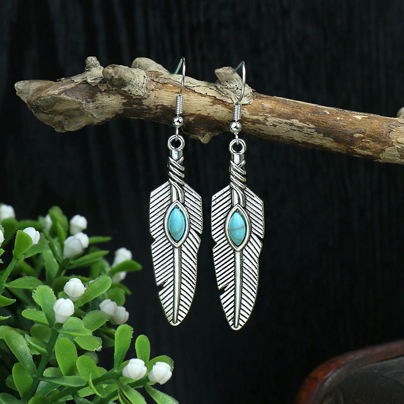 Women's Retro Long Fashion Creative Bell Acrylic Earrings