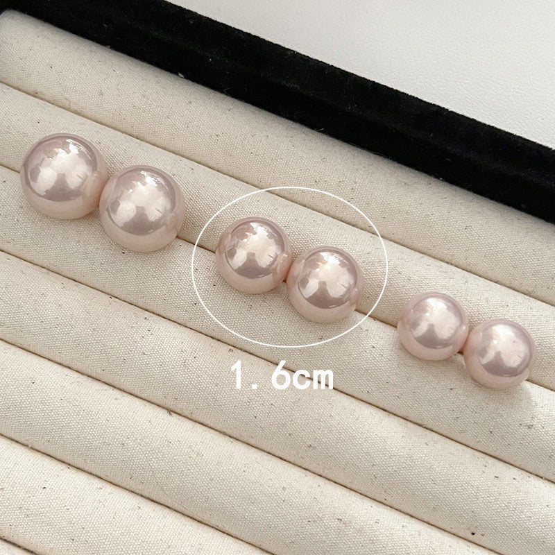 Pink Zircon Ear Female Niche High-grade Earrings