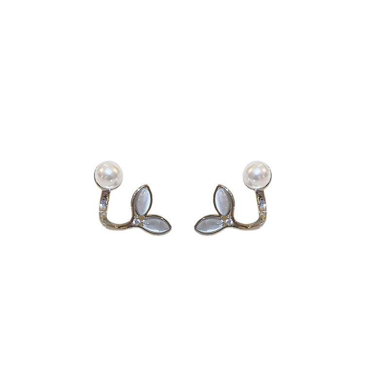 Women's Fishtail Pearl Needle One Style For Earrings