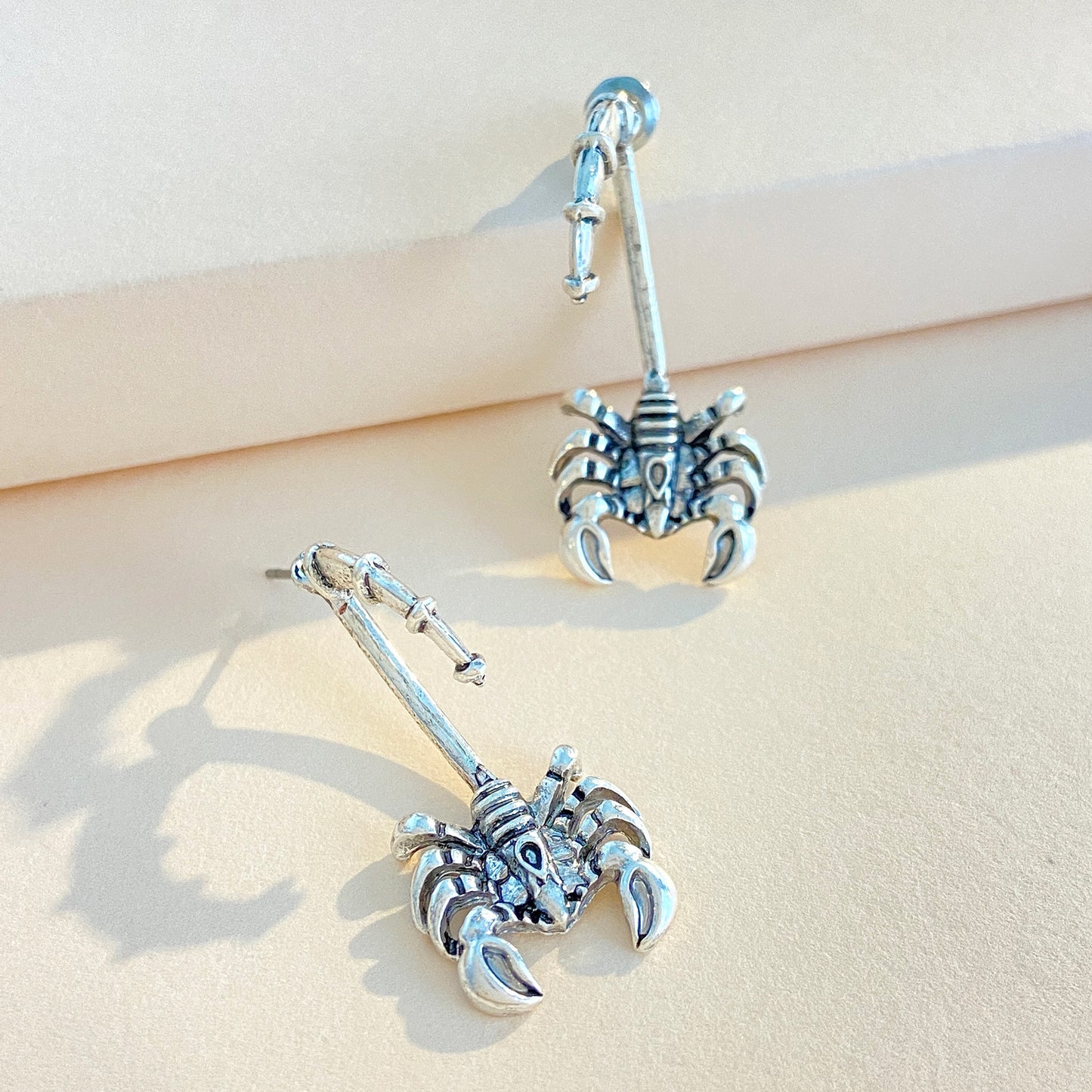 Scorpion Outline Sweet Cool Personality Animal Earrings