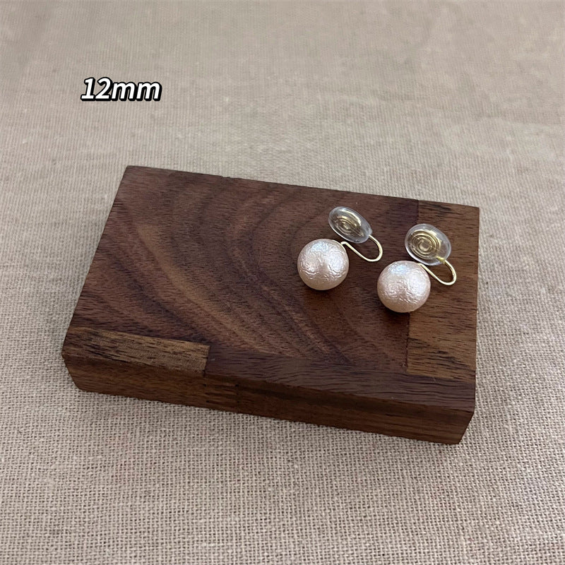 Women's Large Pearl Retro Elegant Light Luxury Earrings