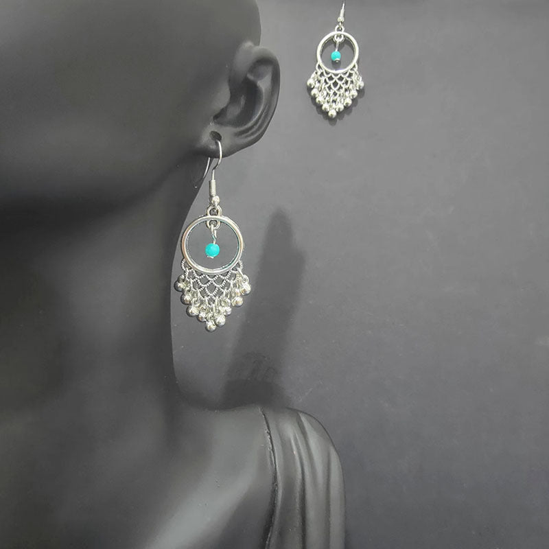 Ethnic Style Minority Scenic Spot Turquoise Earrings