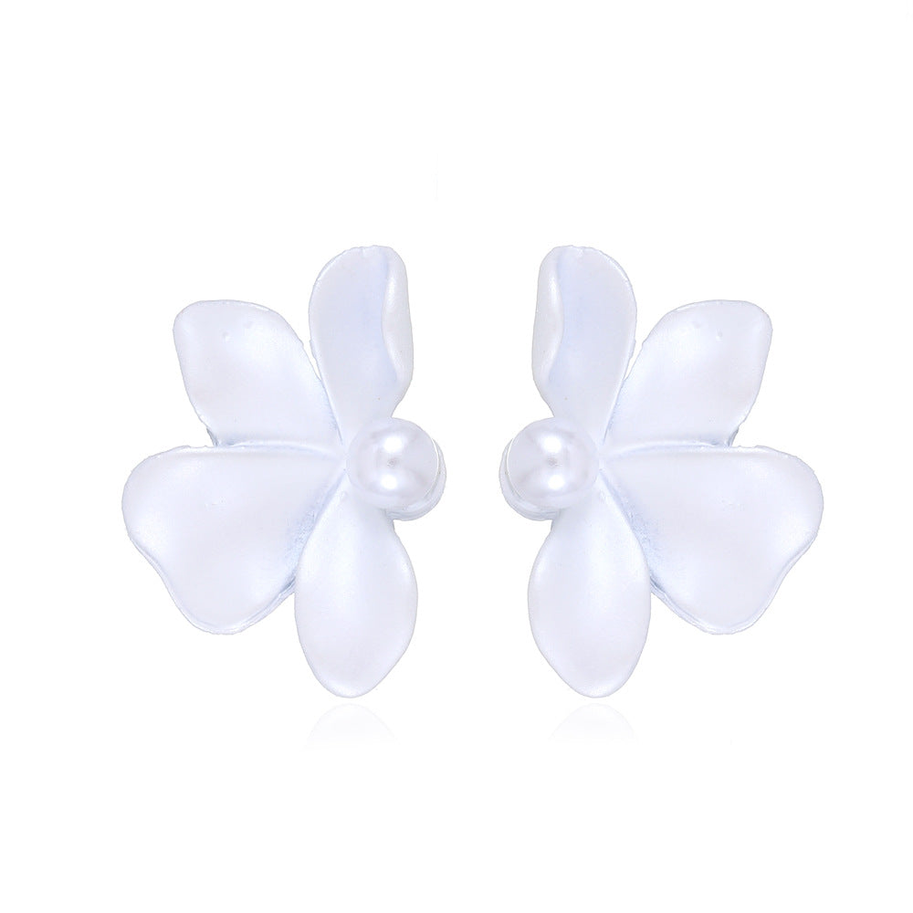 Early Spring Flower Ear Trendy Design Temperamental Earrings