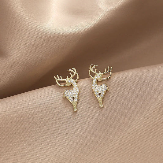 Light Luxury Minority Design Cupid Pearl Eardrops Ear Clips Earrings