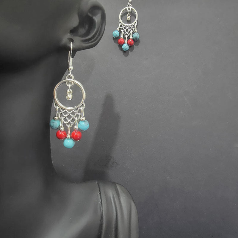 Ethnic Style Minority Scenic Spot Turquoise Earrings