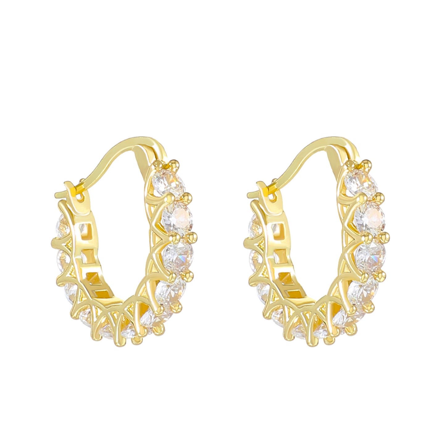 Zircon Ear Female French Entry Lux Earrings