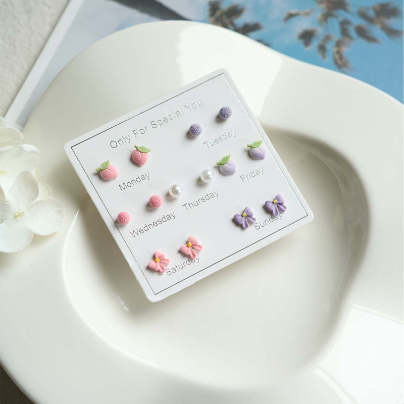 Sense Summer Does Not Fade Macaron Earrings