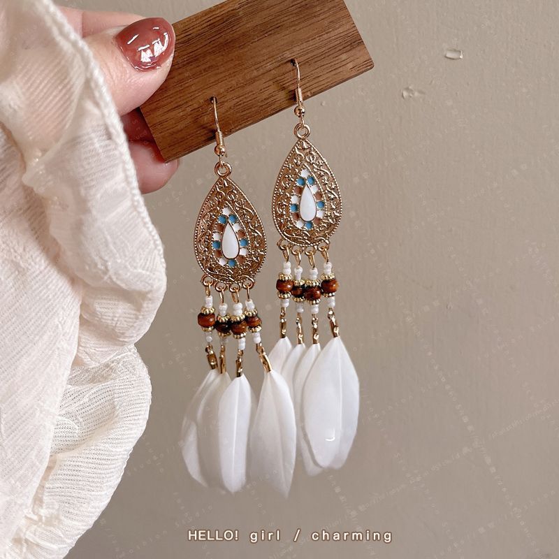 Women's Bohemian Tassel High-grade Chinese Style Earrings