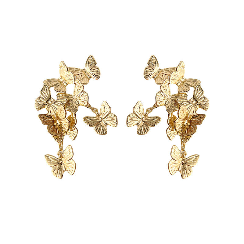 Sweet Mori Vacation Style Butterfly Group Earrings