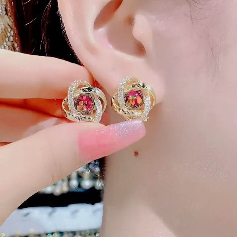 Women's Fashionable Stylish High-grade Niche Design Retro Earrings