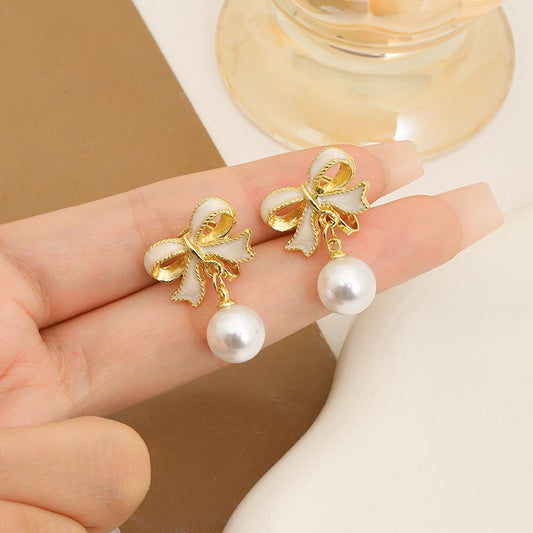 Needle Drop Oil Niche Design Gentle Earrings