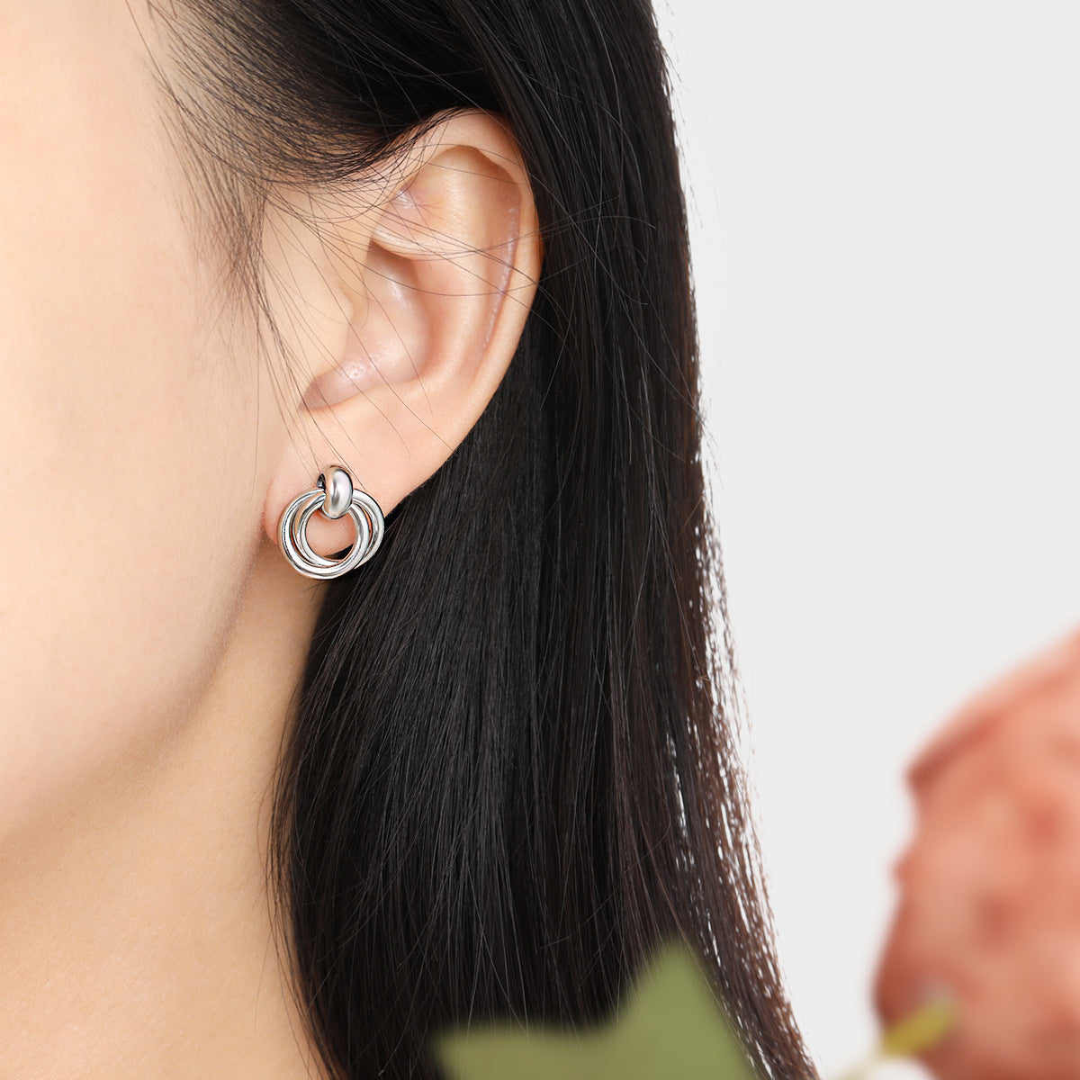 Korean Style Simple Temperament Geometric Female Fashion Unique Earrings