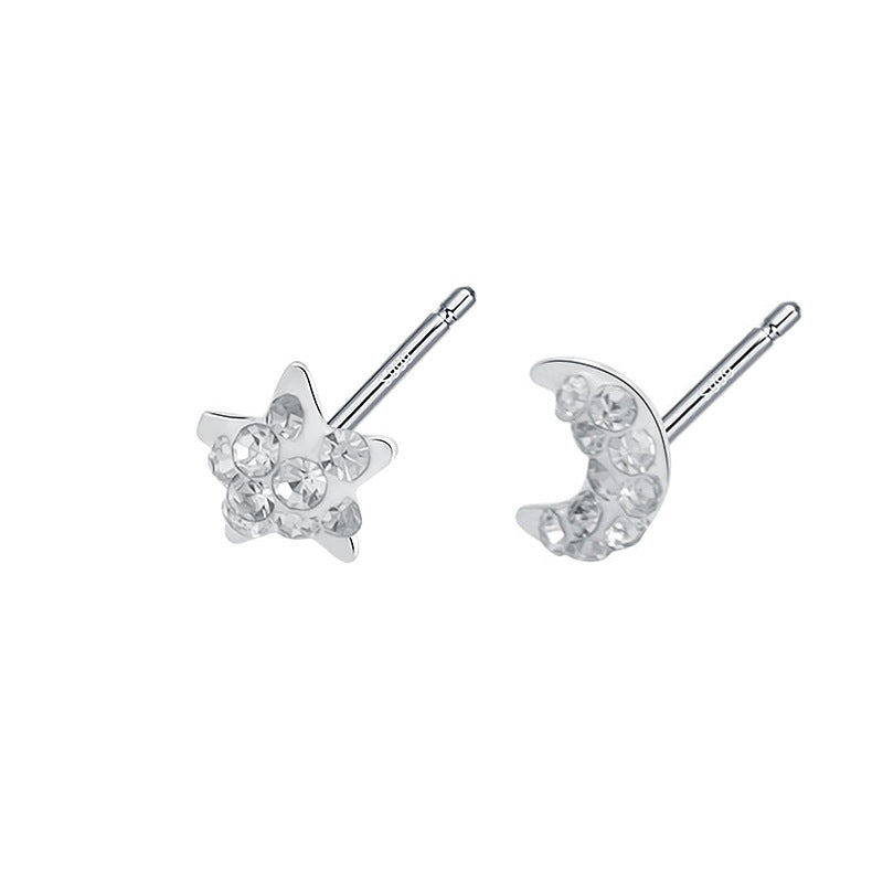 Love Austrian Diamond Pure Sleeping No Need To Take Earrings