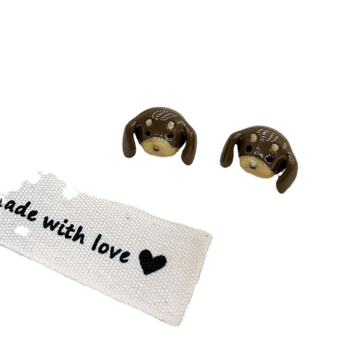 Sausage Dog Female Niche Unique Design Earrings