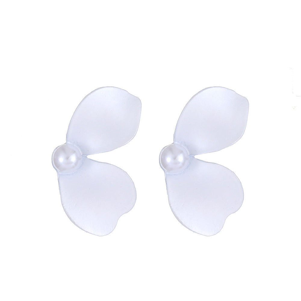 Early Spring Flower Ear Trendy Design Temperamental Earrings