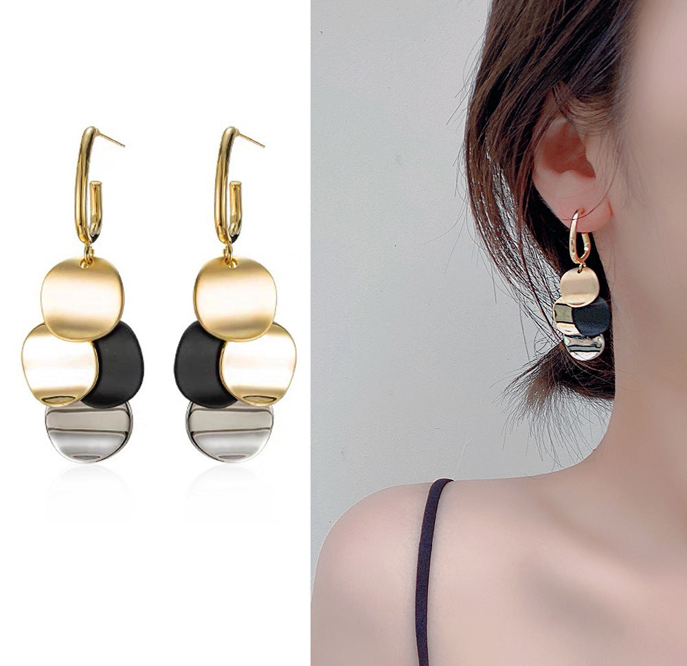 Needle Fashion High Sense Female Temperament Live Earrings