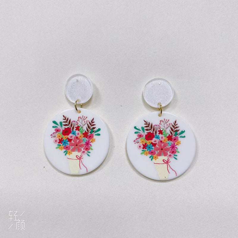 Summer Romantic Atmosphere Dream Series Sweet Earrings