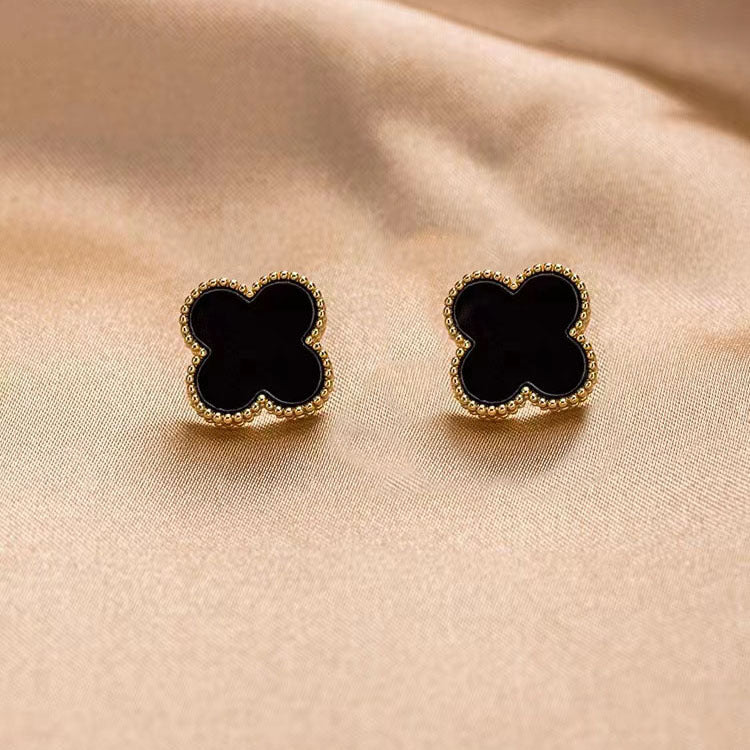 Leaf Clover Ear Niche Design Versatile Advanced Earrings