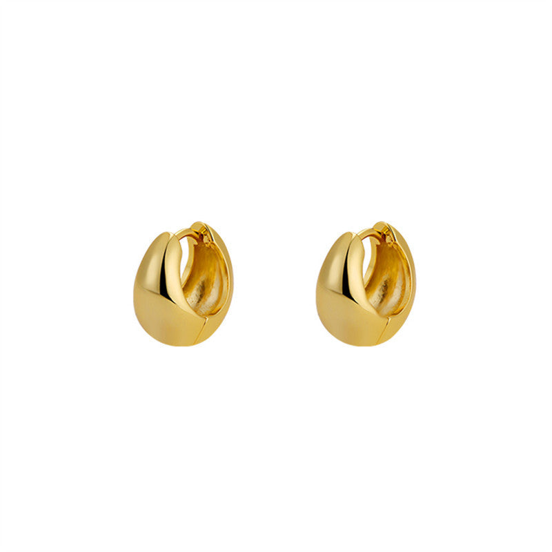 Hoop Light Luxury High-grade Female Ear Clip Earrings