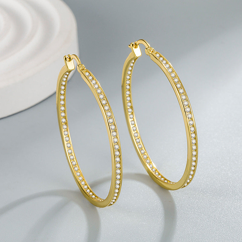 Circle Design Ear Clip Personality Affordable Earrings