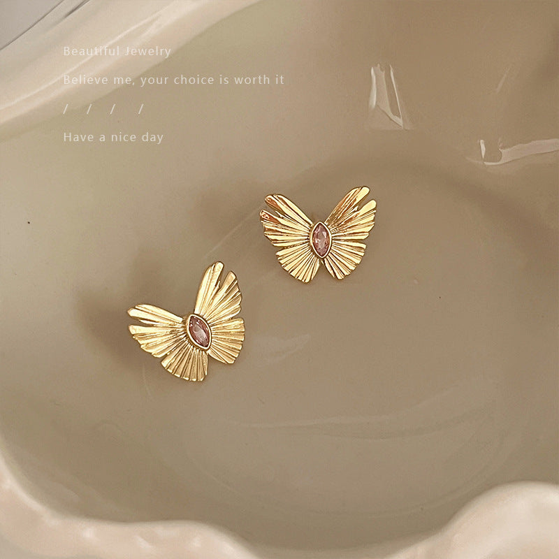 Retro Style Elegant Female Niche High-grade Earrings