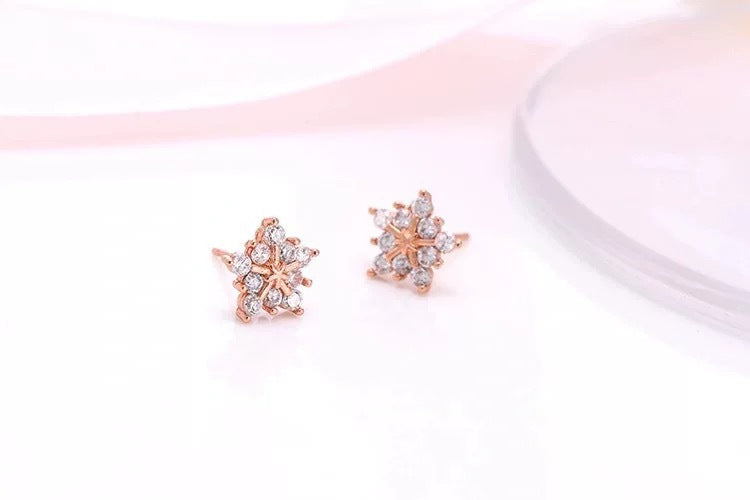 Women's Western Style Super Fairy High-grade Flash Earrings