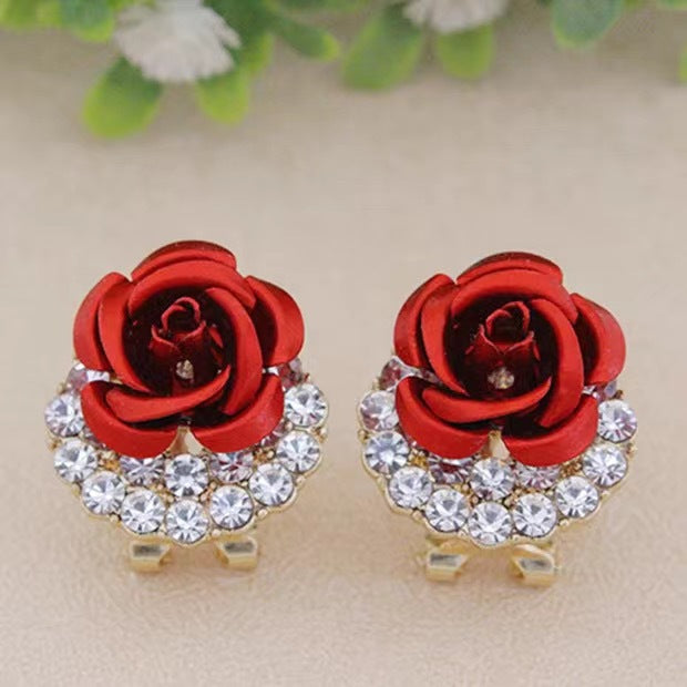 Women's Western Style Super Fairy High-grade Flash Earrings