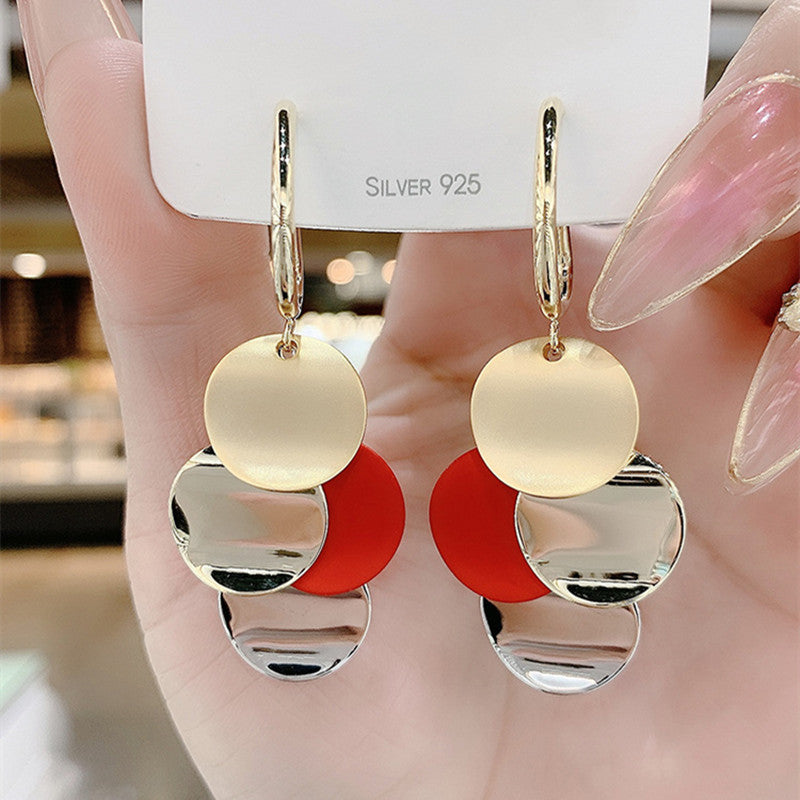 Needle Fashion High Sense Female Temperament Live Earrings