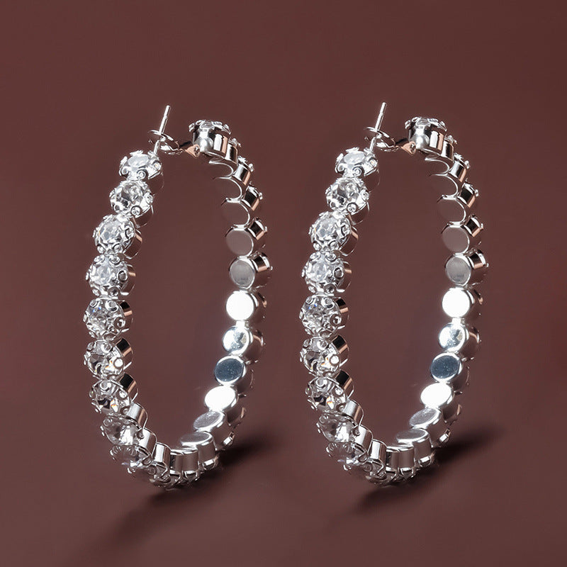 Fashion Ornament Bridal Evening Party Dinner Earrings