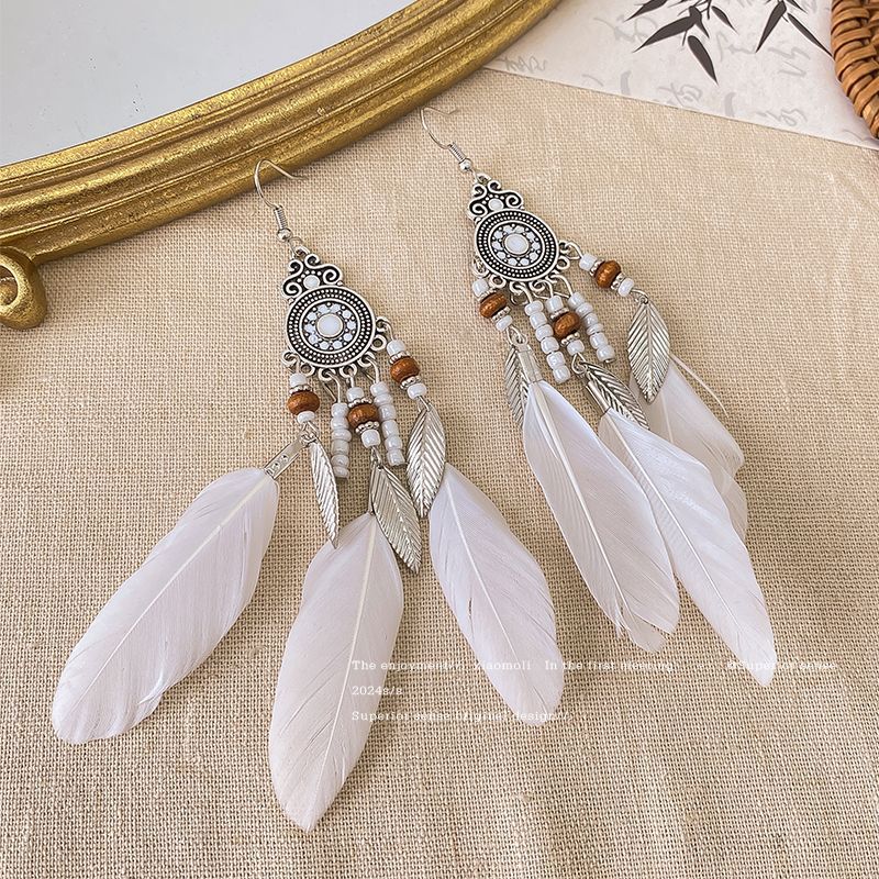 Women's Bohemian Tassel High-grade Chinese Style Earrings