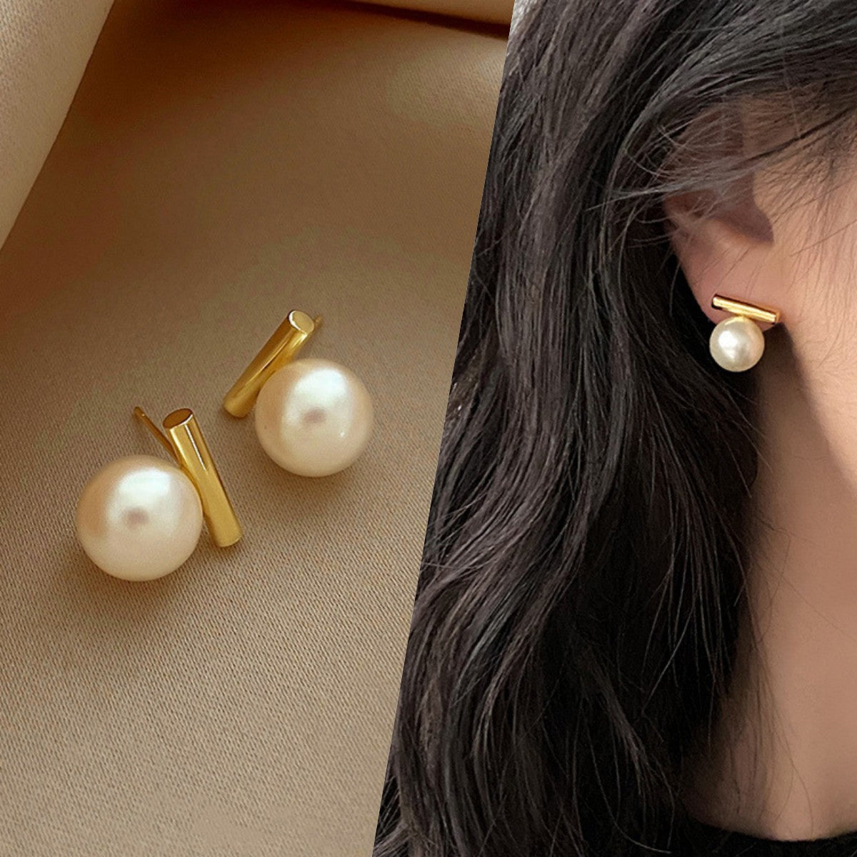 Temperament Style Vintage Pearl Korean Simple Rings