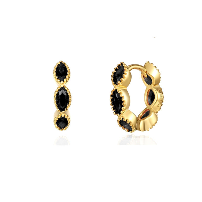 Luxury Wavy Style Ear Female Design Earrings