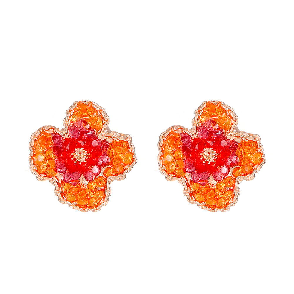 Early Spring Flower Ear Trendy Design Temperamental Earrings