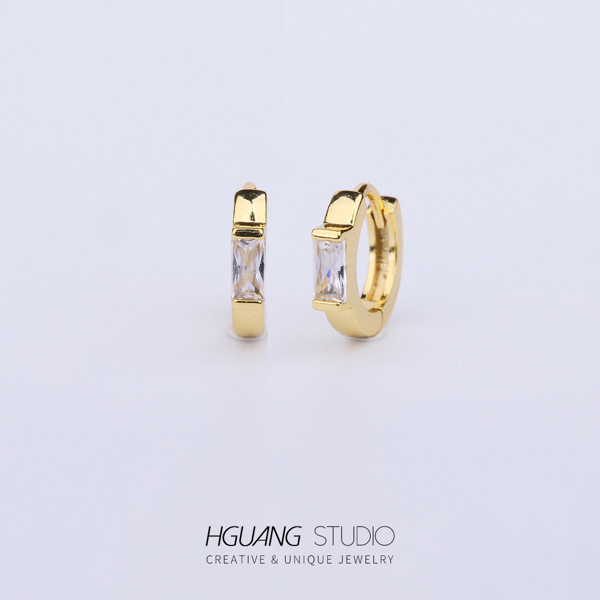 Micro Inlaid Zircon Ear Bone Plant High Sense Earrings