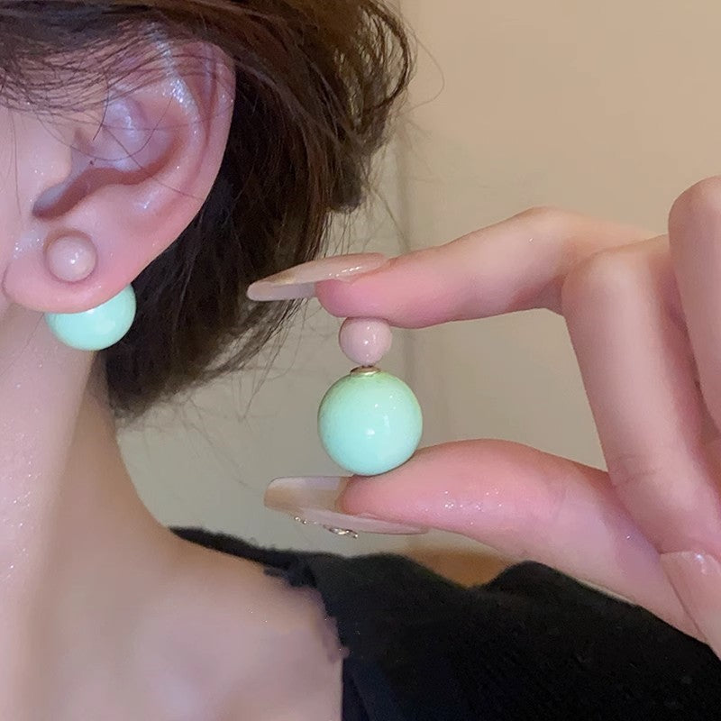 Design Cute Candy Color Matching Auricular Earrings