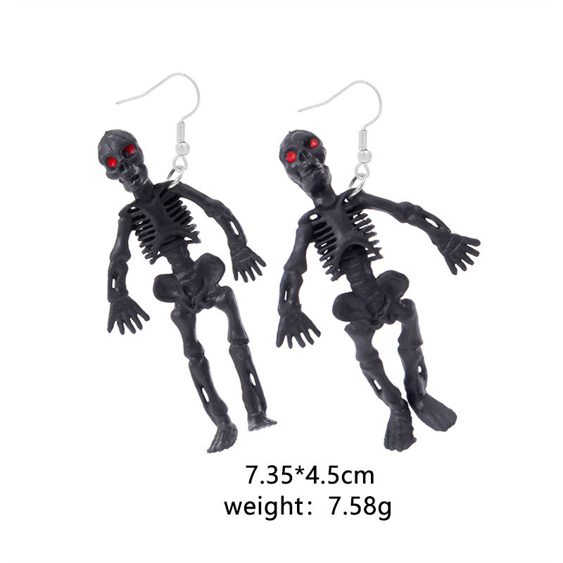 Halloween Series Spoof Simulation Spider Ear Clip Earrings