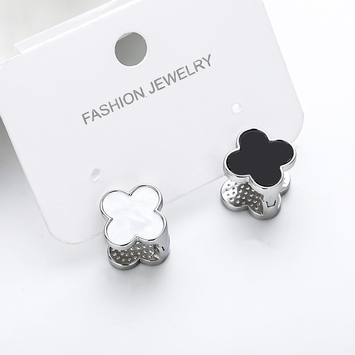 Women's Clover Double-sided Fashion Elegant High-grade Ear Rings