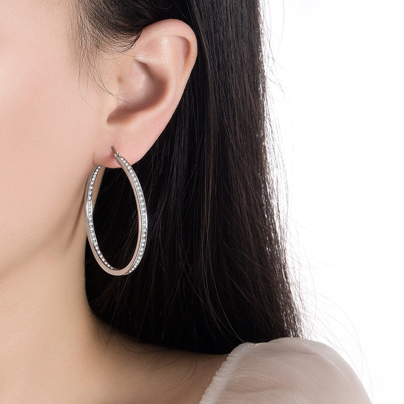 Circle Design Ear Clip Personality Affordable Earrings