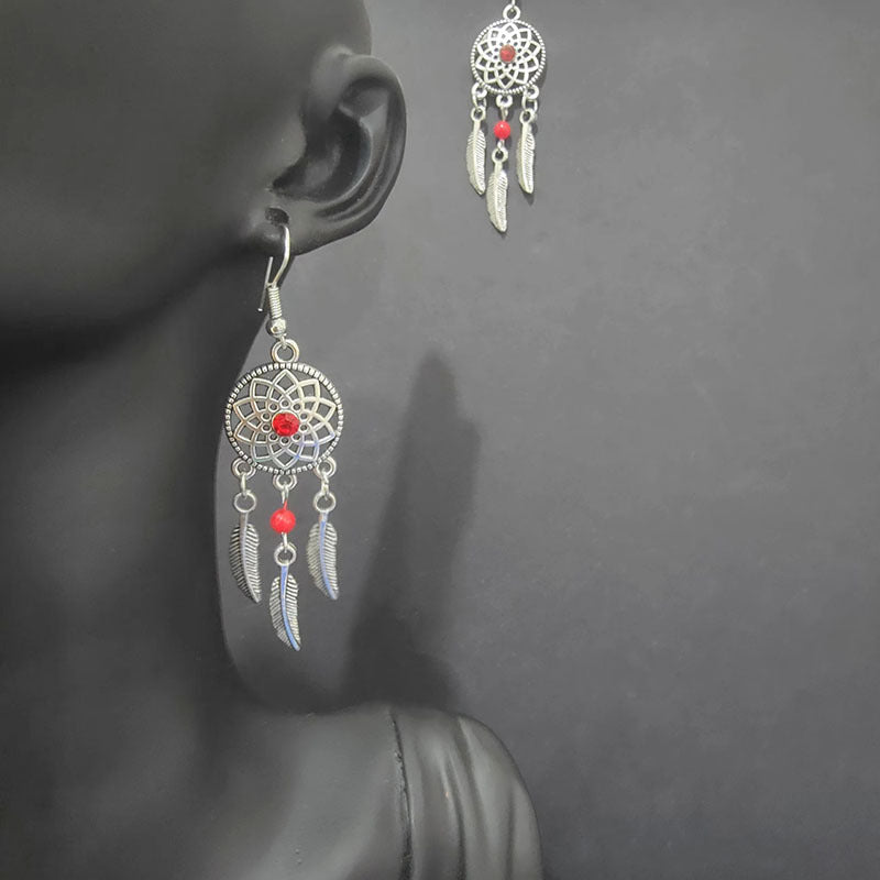 Ethnic Style Minority Scenic Spot Turquoise Earrings