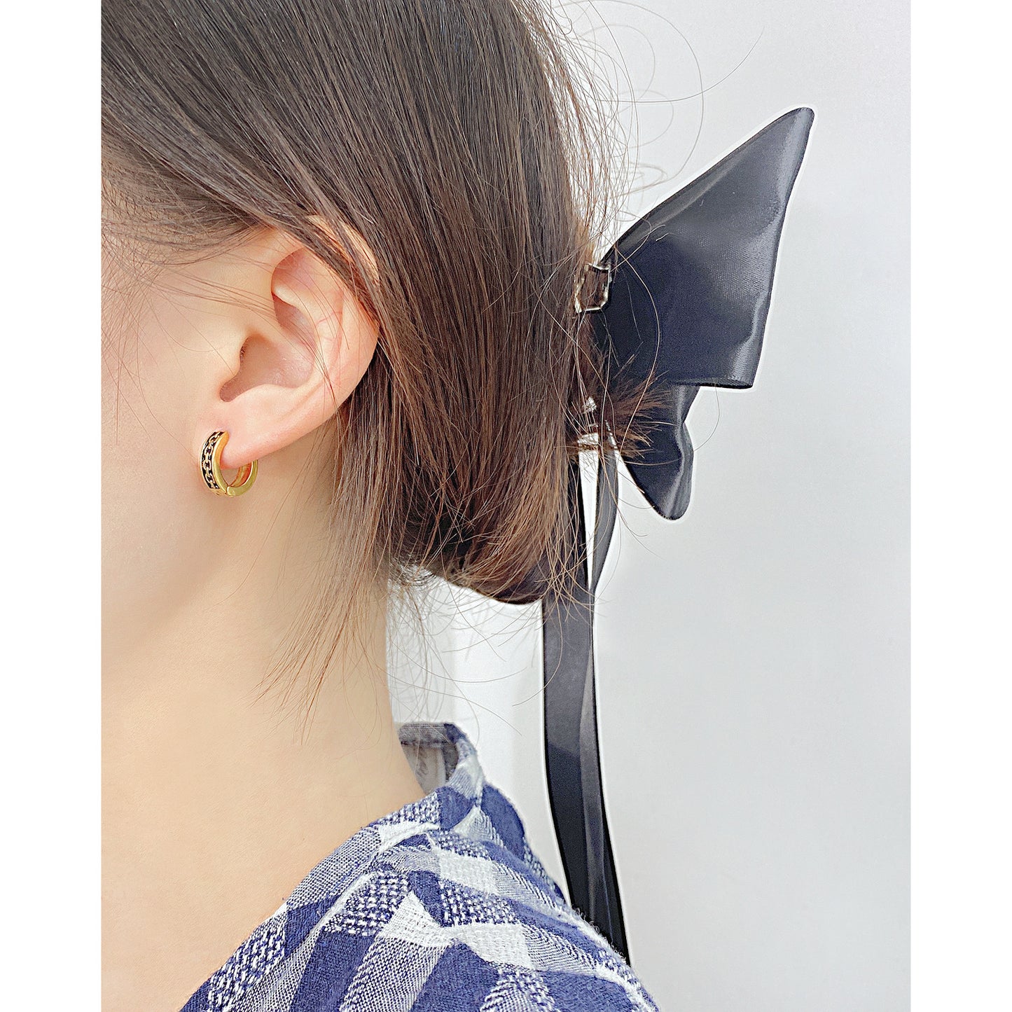 Enamel Street Trend Hip Hop Style Earrings