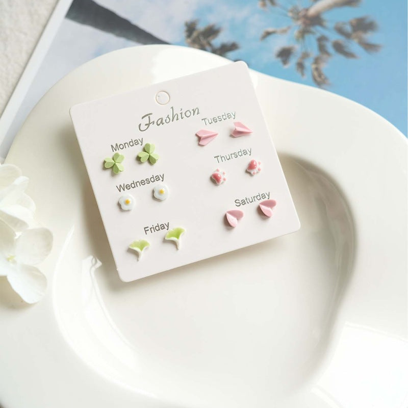 Sense Summer Does Not Fade Macaron Earrings