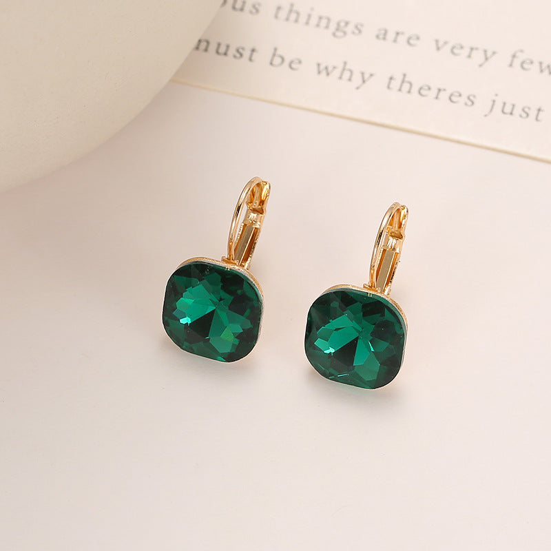 Women's Crystal Ear Clips Korean Style Fashionable Rings