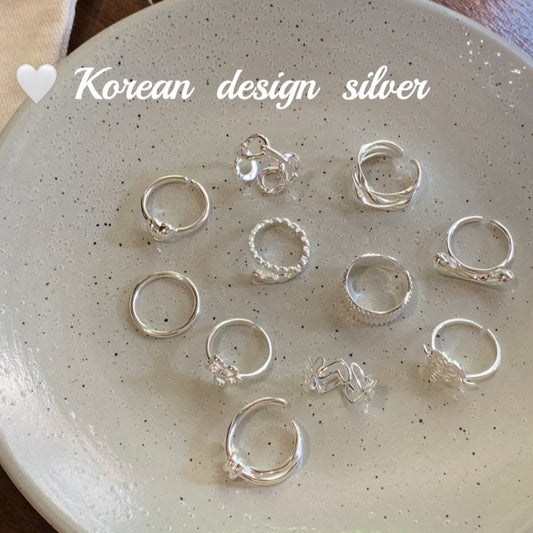 Design Loving Heart In Sterling Sier Flower Rings